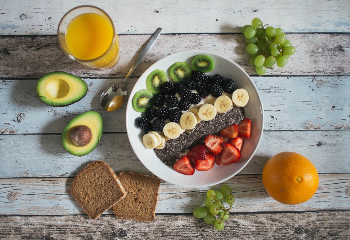 Colorful berries with antioxidants